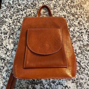 Leather Convertible Backpack Shoulder Bag Purse​